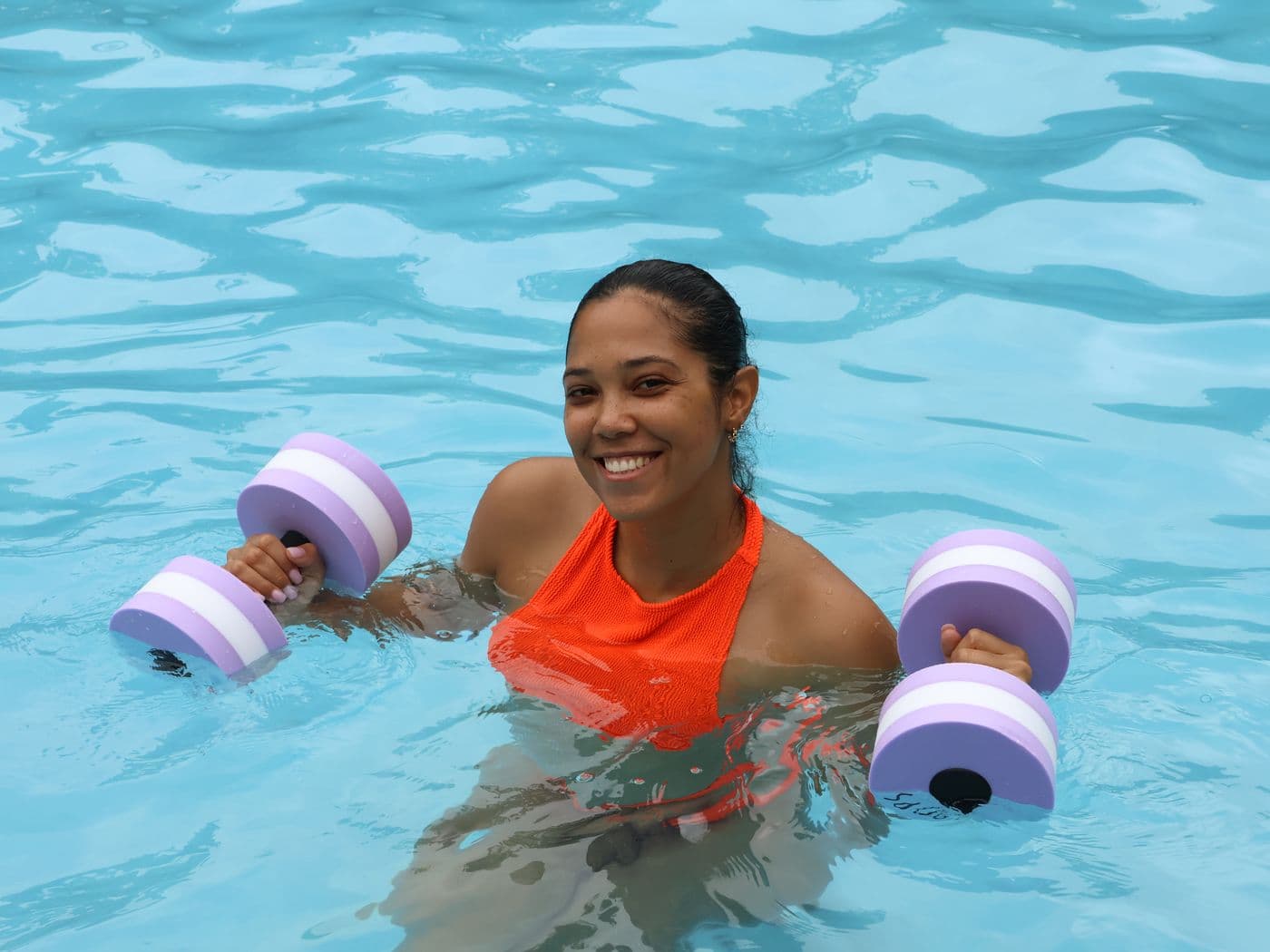 Aquatic therapy in the pool at the Aquatic Center Complex